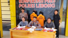 Konferensi Pers Polres Lebong, kamis (17/10/2024)