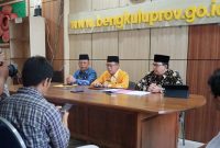 Pemprov Bengkulu adakan konferensi pers masalah Sekda Lebong