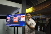 Calon Bupati Lebong, Azhari saat mendeklarasikan Kemenangan