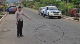 Lokasi Laka di Desa Sukau Rajo Kecamatan Amen