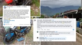 Postingan masyarakat yang resah karena kerap terjadi lakalantas