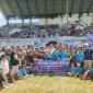 Foto bersama setelah Membuka Liga Sepak Bola Anak 2025