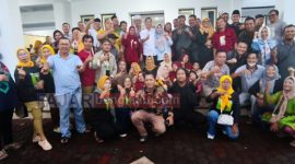 Foto bersama kepulangan Wabup Lebong dari Jakarta