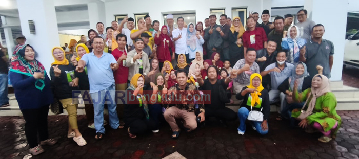 Foto bersama kepulangan Wabup Lebong dari Jakarta