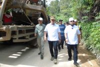 Gubernur Bengkulu tinjau lokasi longsor di Kabupaten Lebong