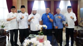 Gubernur Bengkulu Helmi Hasan bertemu dengan Bupati Lebong Azhari