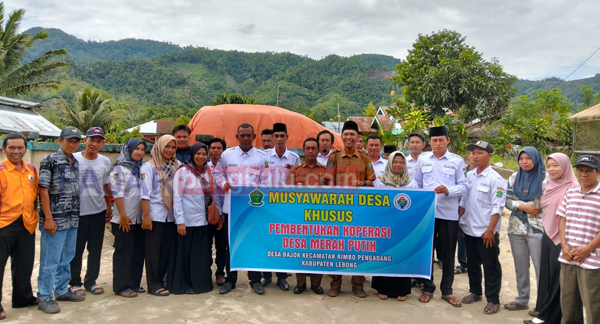 Desa Bajok bentuk Koperasi Merah Putih