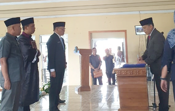 Doni Dilantik menjadi Pj Sekda Lebong