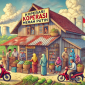 Koperasi merah putih ilustrasi 