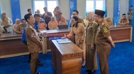 Serah terima jabatan Sekretaris Daerah (Sekda) Kabupaten Lebong