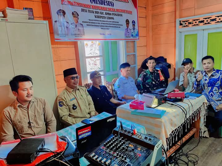 Pemdes Teluk Dien Bentuk Koperasi Merah Putih Sayang Reginang
