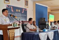 Bupati Lebong Azhari Saat Memberi kata sambutan
