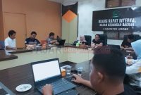 Donni Swabuana, Pj Sekda Lebong Saat Rapat di Kantor BKD