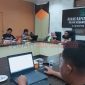 Donni Swabuana, Pj Sekda Lebong Saat Rapat di Kantor BKD