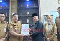 SK Plt PDAM Lebong Di erikan Kepada Wilyan Bachtiar
