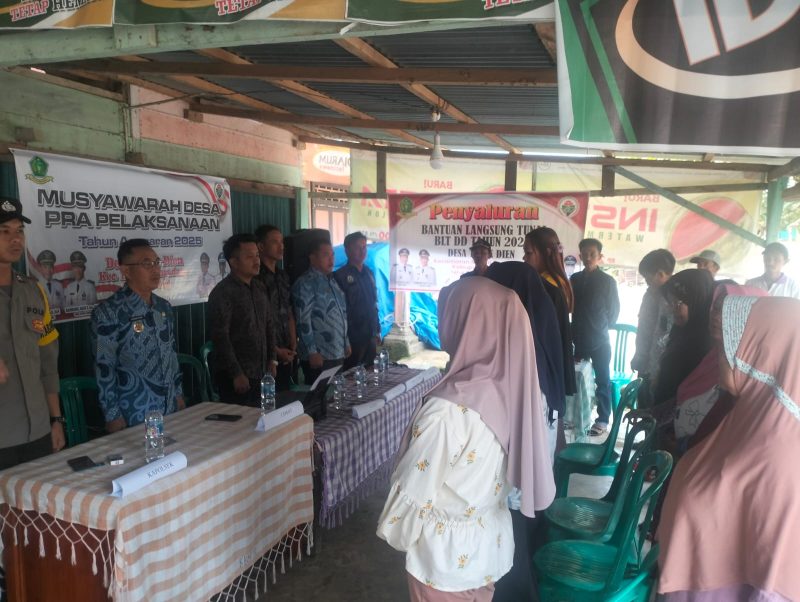 Pemdes Teluk Dien Rampungkan Penyaluran BLT Semester Pertama