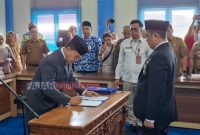 Pelantikan Penjabat Sekda Sekda Syarifuddin