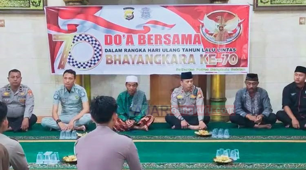 Satlantas Polres Bengkulu Selatan Gelar Doa Bersama pada HUT Lantas ke-70 Tahun 2025