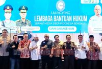 Wakil Bupati Lebong Hadiri Launching LBH SMSI di Mercure Hotel Bengkulu