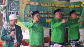 Ketua DPW PKB Bengkulu didampingi Sekretaris, Ketua dan Dewan Suro DPC Lebong