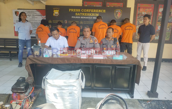 Polres Bengkulu Selatan (BS) Koferensi Pers Hasil OPS Musang Nala 2025