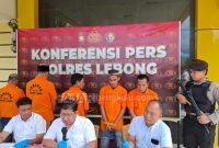 Dua pelaku spesialis pencuri aki tower