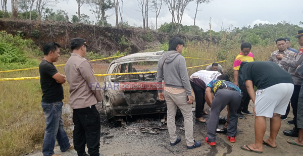 Polisi sedang melakukan identifikasi di TKP