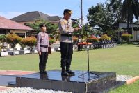 Kapolres Bengkulu Selatan AKBP. Awilzan S.Ik Pimpin gelar apel pasukan