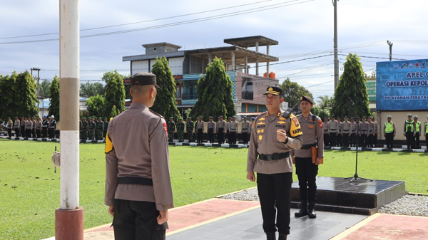 Ops Lilin Nala 2025 Dimulai, Polres Bengkulu Selatan Laksanakan Apel Gelar Pasukan