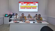 Konferensi Pers Akhir tahun 025 Polres Lebong