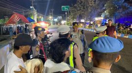 Patroli Polres BS menyasar titik rawan yang kerap menjadi lokasi balapan liar