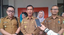 Bambang ASB didampingi Kadis Kesehatan dan Kepala Bappeda Lebong