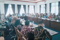 Bupati Azhari Pimpin Rakor awal tahun