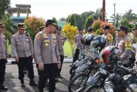 Kapolres Bengkulu Selatan sedang Cek Randis 