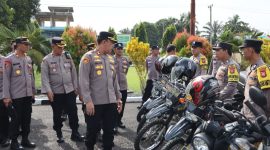 Kapolres Bengkulu Selatan sedang Cek Randis 