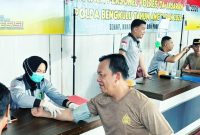 Kapolres ikuti Kegiatan Rikkes Berkala ini meliputi serangkaian pemeriksaan medis yang cukup lengkap