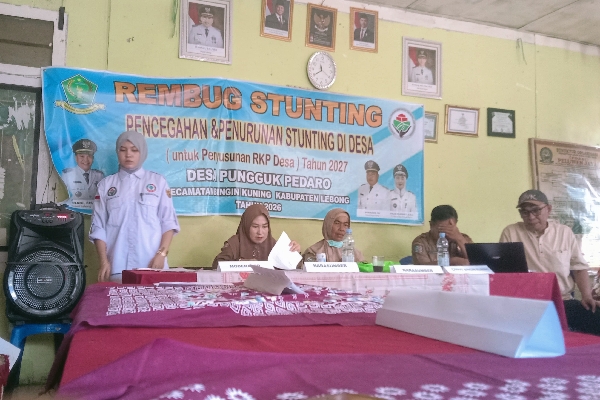 Pemdes Pungguk Pedaro Maksimalkan Peran Posyandu Dalam Rembuk Stunting 2026