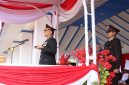 Kapolres Lebong pimpin penurunan bendera HUT RI ke 81