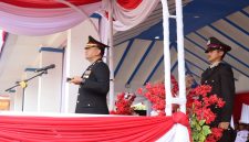 Kapolres Lebong pimpin penurunan bendera HUT RI ke 81